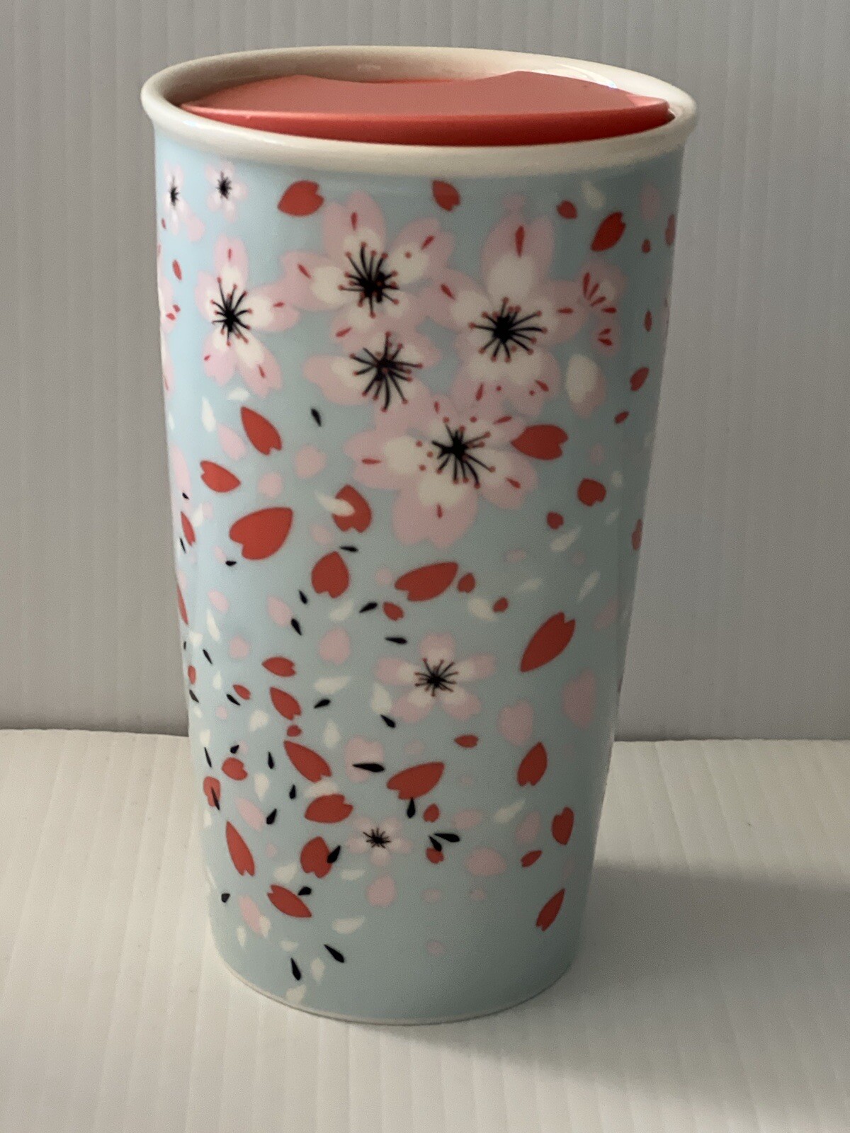 STARBUCKS Paul And Joe Double Wall Tumbler Cherry Blossom Sakura LIMITED EDITION