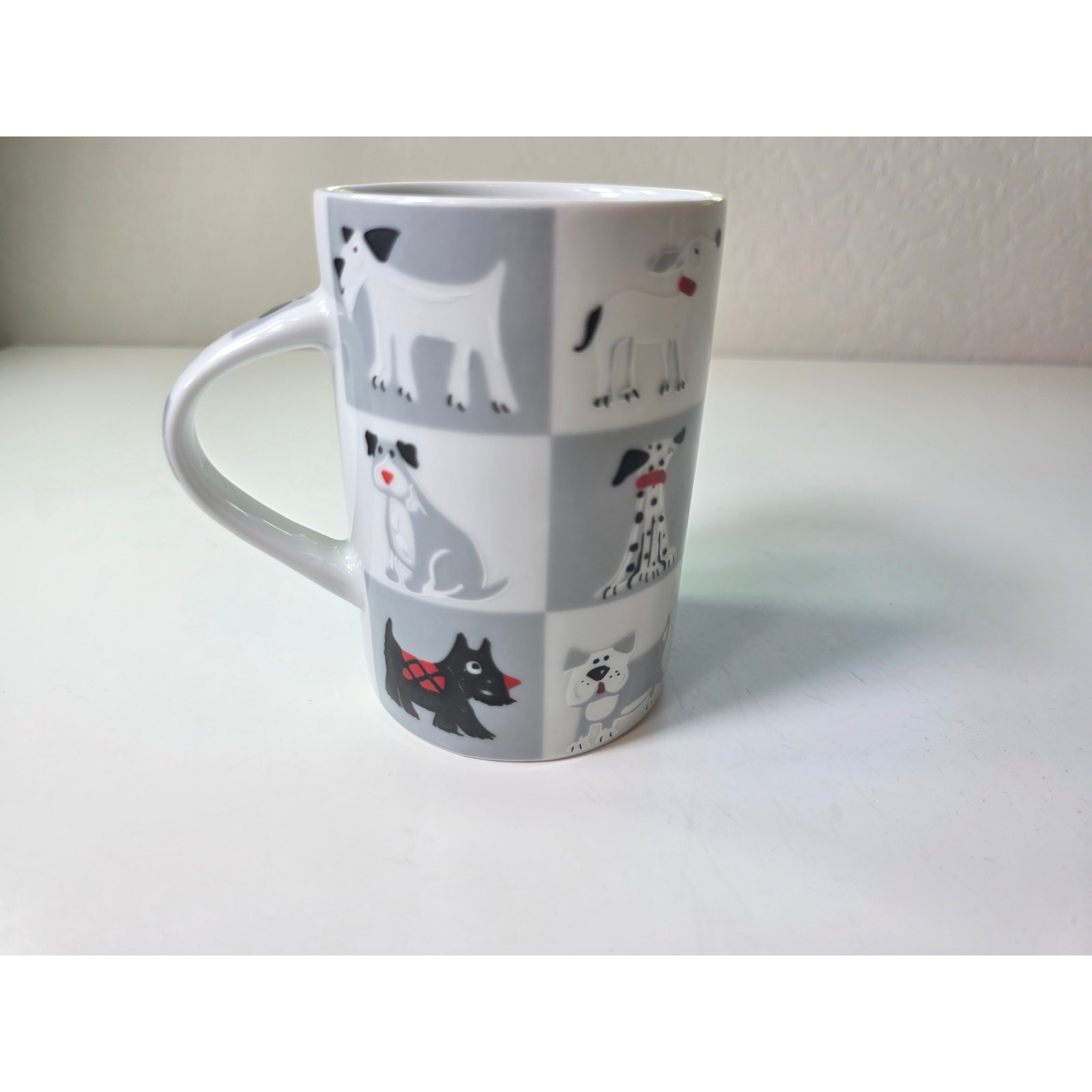 CHEQUERED PETS Rayware Dogs Fine Porcelain Coffee Mug United Kingdom