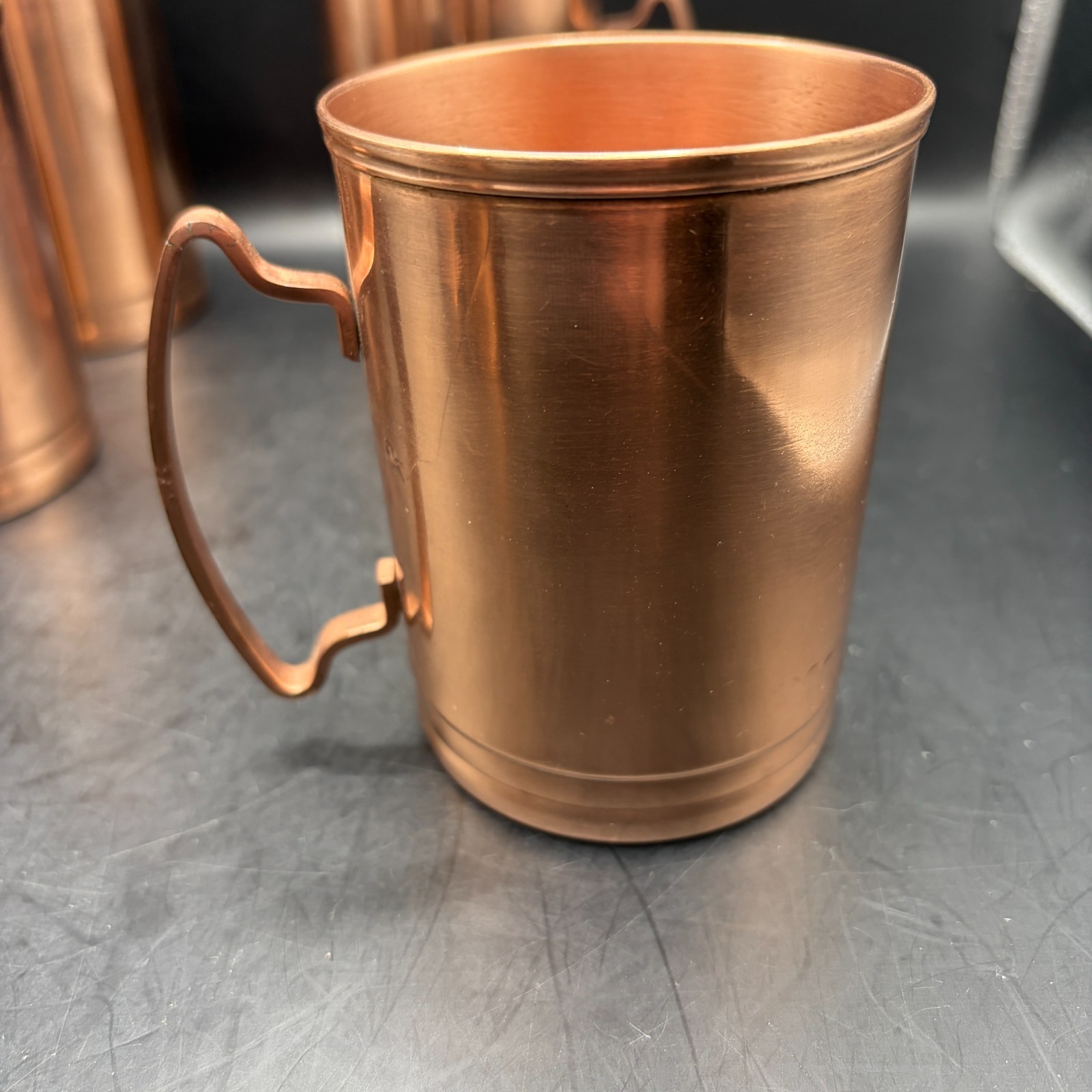 Set Of 6 Libbey CMM-200 12 oz. Copper Moscow Mule Mugs