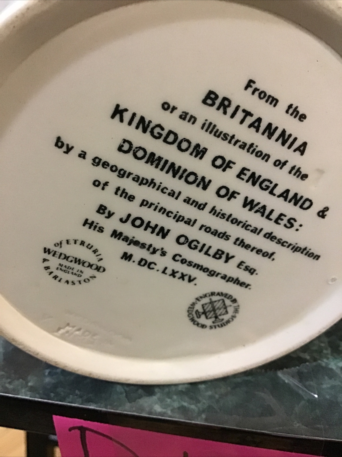 BRITANNIA KINGDOM OF ENGLAND COFFEE. DOMINION OF WALES. Art Deco Print Mug. B117