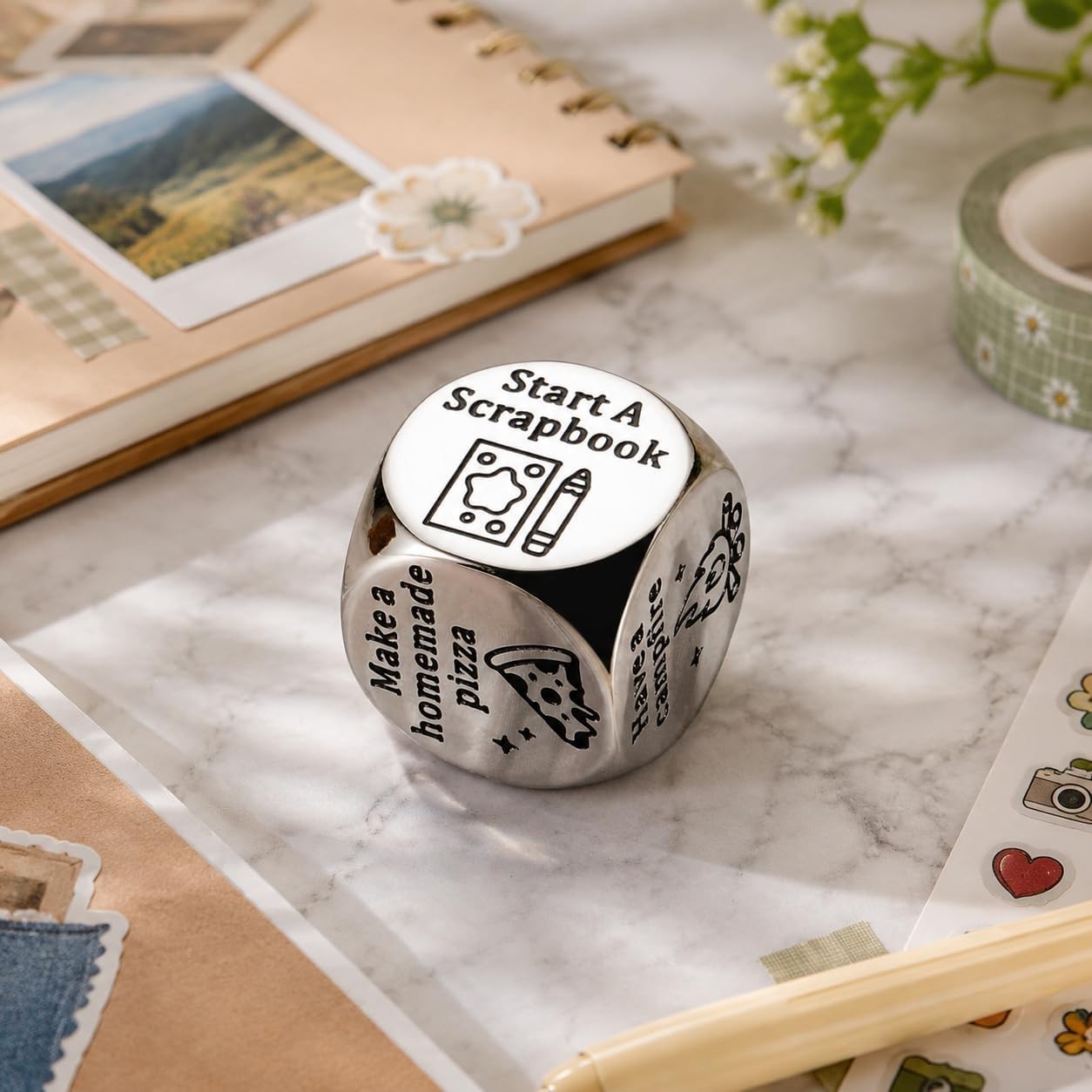 Engraved Decision Dice for Couples – Perfect Wedding & Valentine’s Day Gift