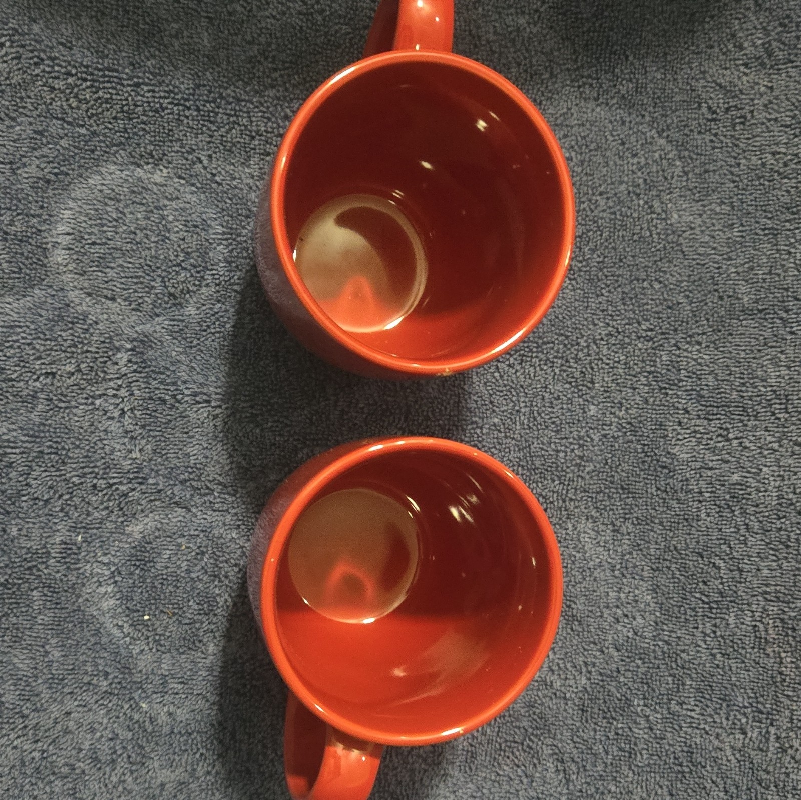 Corelle Coordinates Stoneware Red Decorated Coffee Mugs 10 oz Set of 2