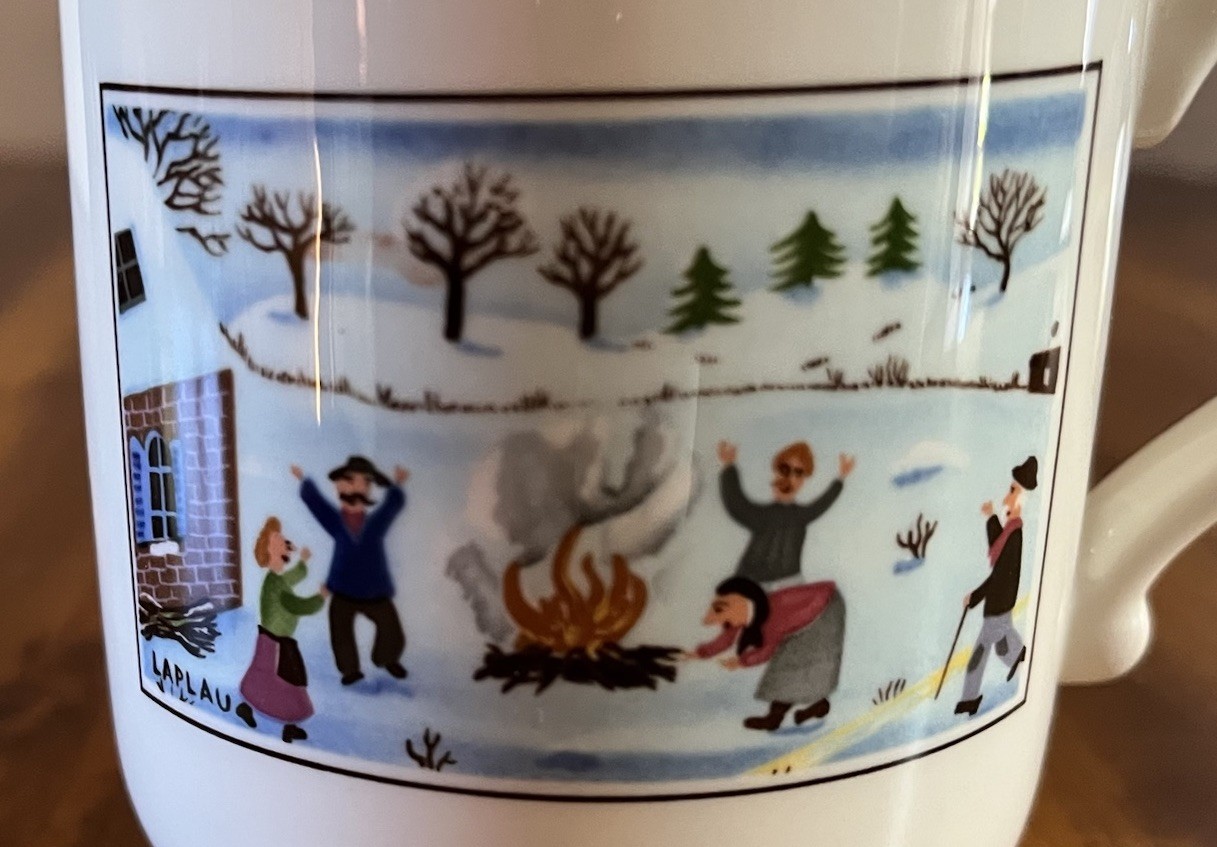 Villeroy & Boch Naif Christmas Mug Depuis 1748 Luxembourg 8 oz Qty 1