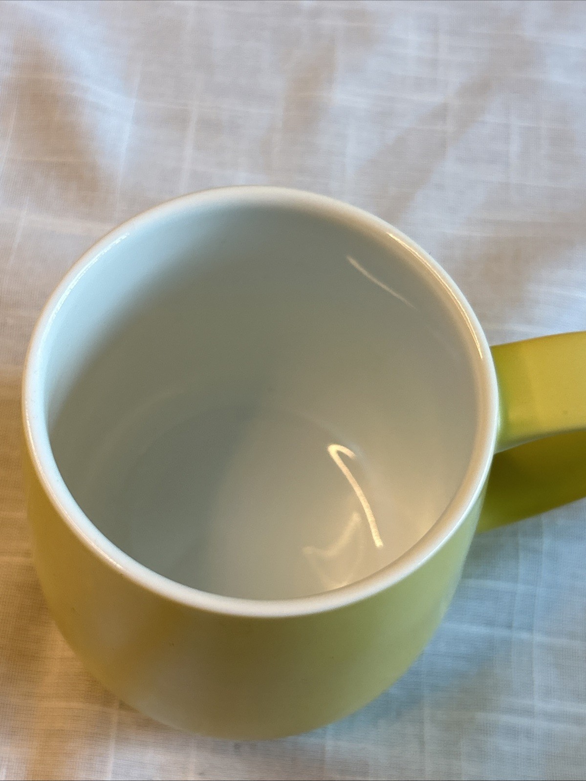 OHOM Fine Ceramic Mug Yellow 12oz Replacement Cup – Dishwasher Safe