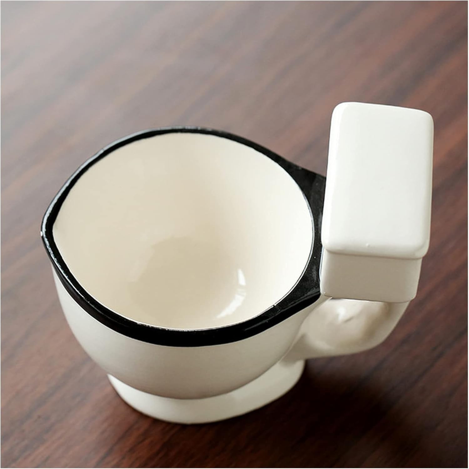 Novelty Toilet Ceramic Mug With Handle Coffee Tea Milk Ice Cream Cup Funny Gifts
