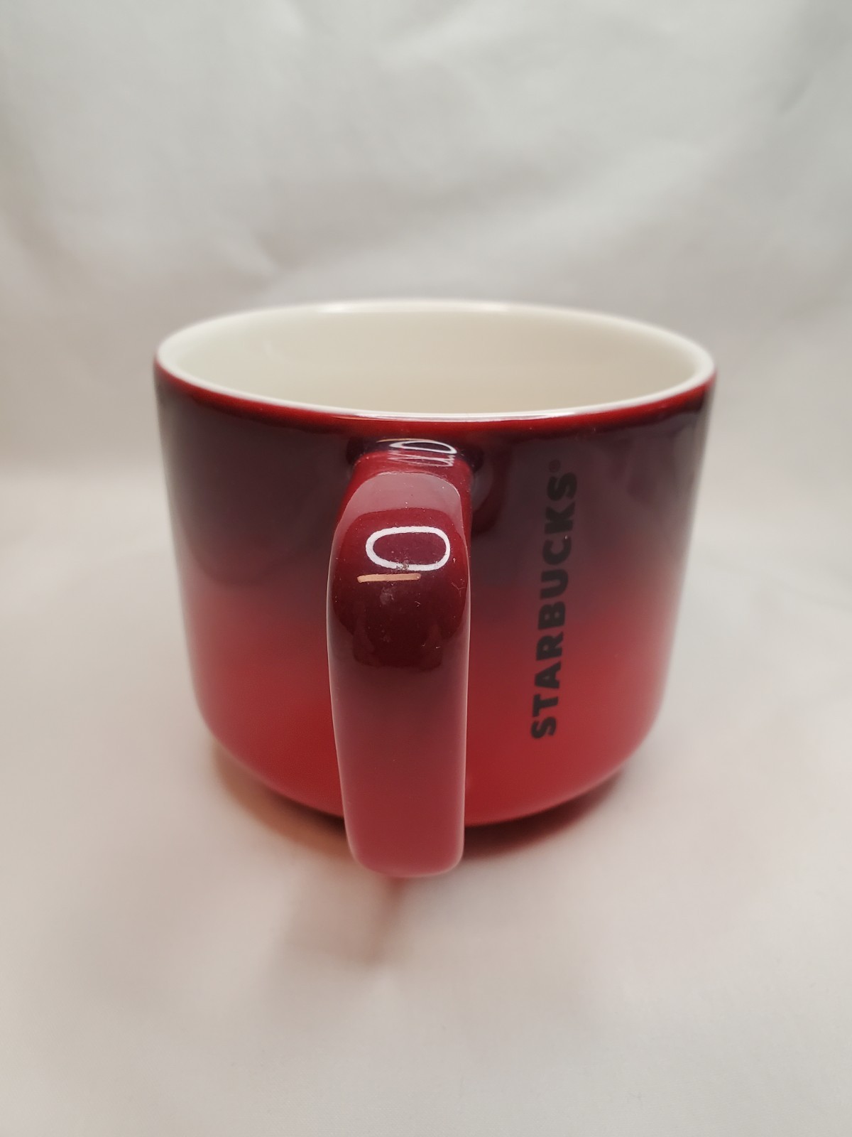 1 Starbucks Ombre Rooster Zodiac Ceramic Mug Chinese New Year Coffee Cup 12 Oz