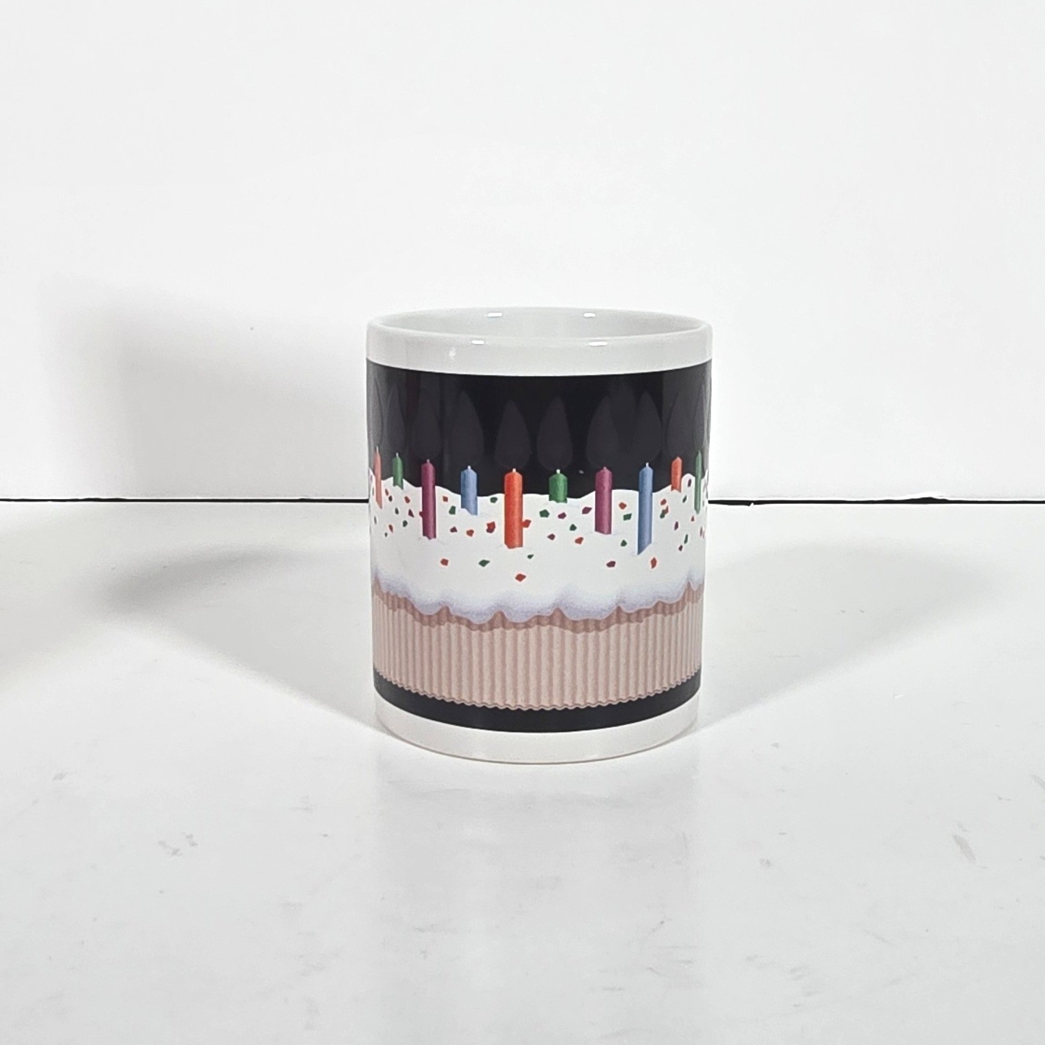 Happy Birthday Cupcake Magic Heat Sensitive Color Changing Mug