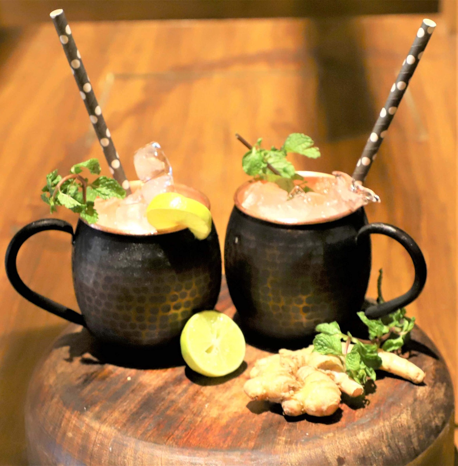 STAGLIFE 16 Oz Black Moscow Mule Mugs Pure Copper 2 Count (Pack of 1),