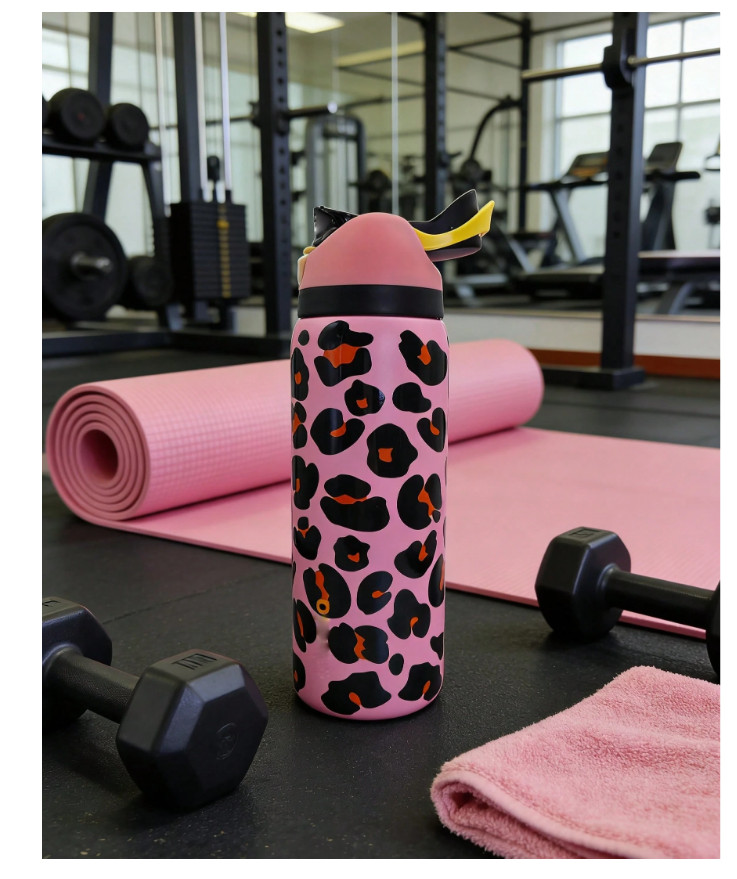 Owala 32oz FreeSip Stainless Steel Water Bottle – Jungle Stroll Pink -2026 Gift