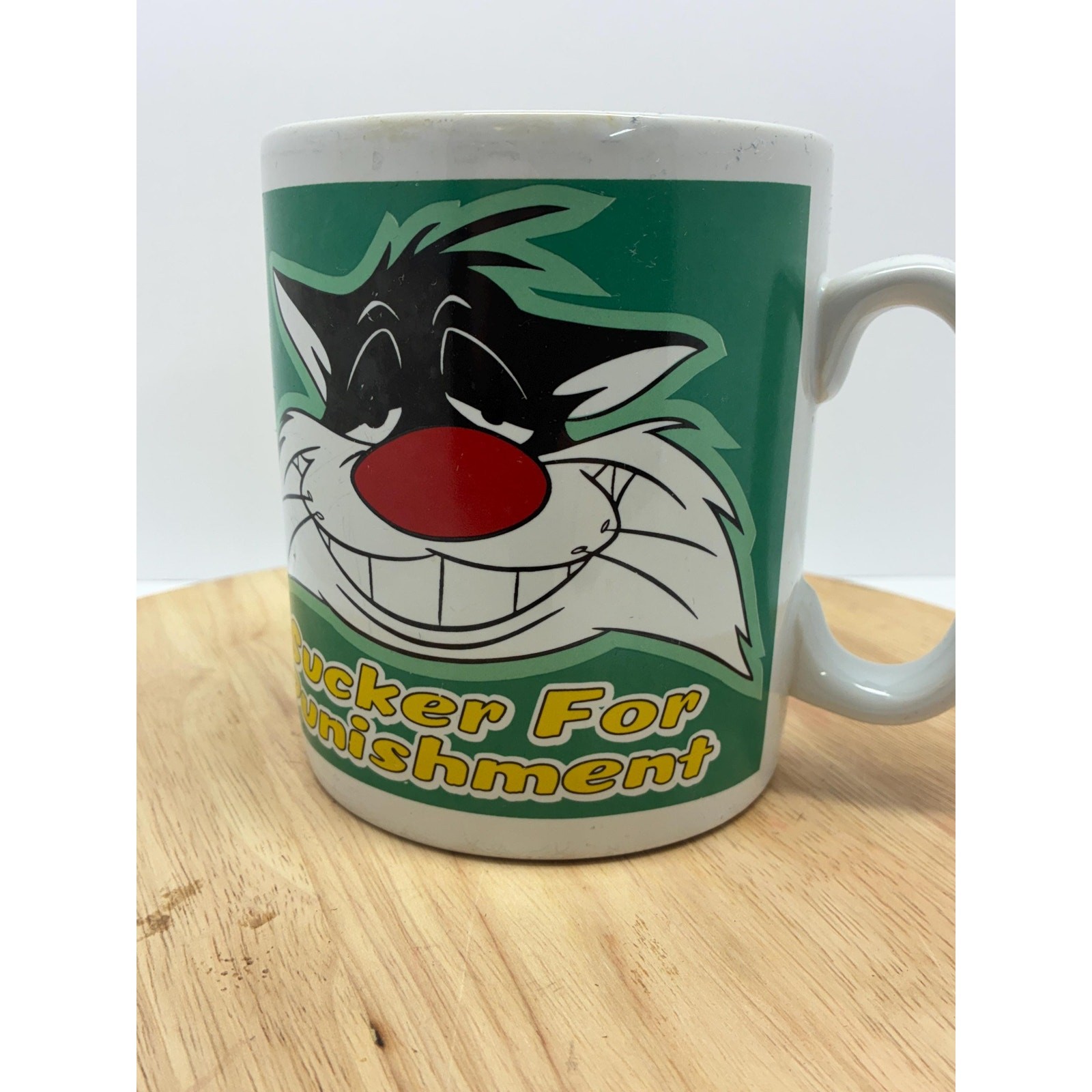 Sylvester & Tweety Mug Warner Bros Studio Store 1996 Vintage Looney Tunes