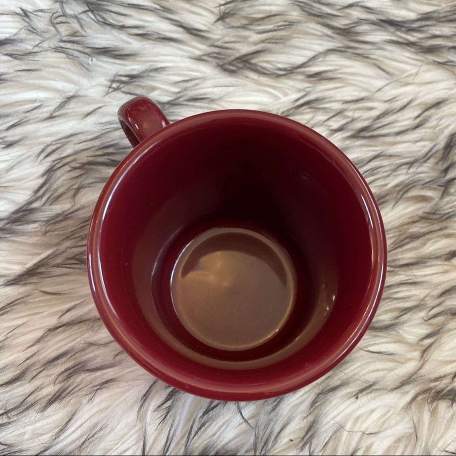 Fiestaware Claret Ring Mug Red Maroon