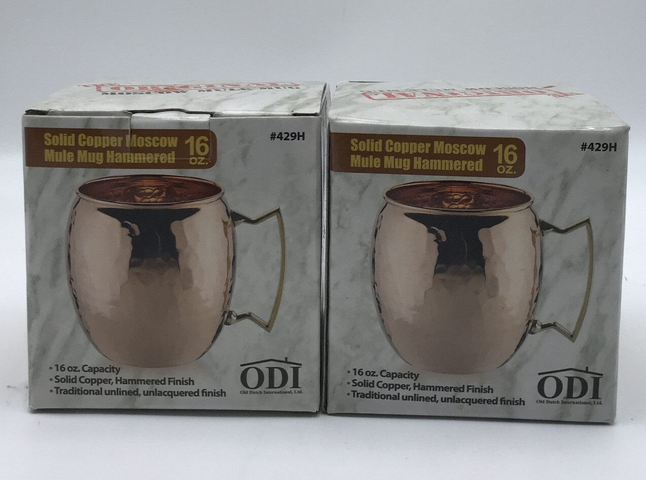 Old Dutch International The Original Solid Copper Hammered 16 Oz Moscow Mule Mug