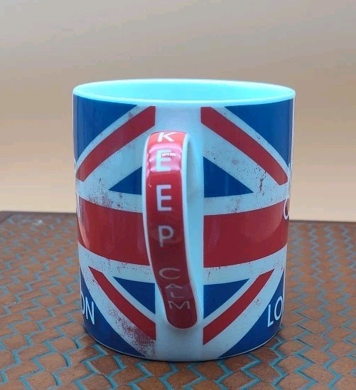 Keep Calm – I ❤️ London Mug Iconic British English United Kingdom – Tea/Coffee