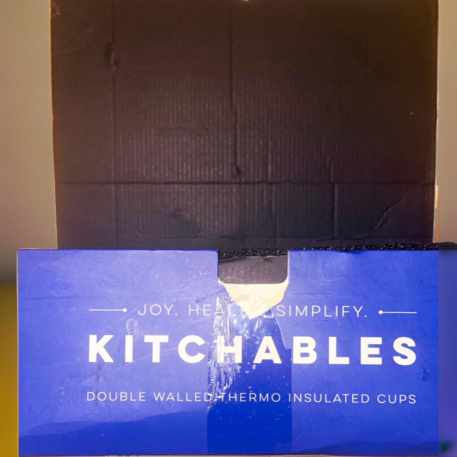 Kitchables Double Walled Insulated Coffee Mugs 236 mL Clear Set of 4