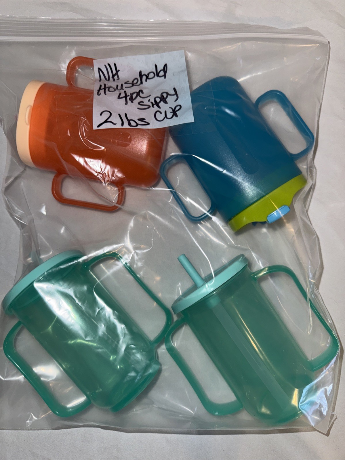 4Pcs Elderly Disability Cups Dysphagia for Adults Non Spill Tumbler – Sippy Cups
