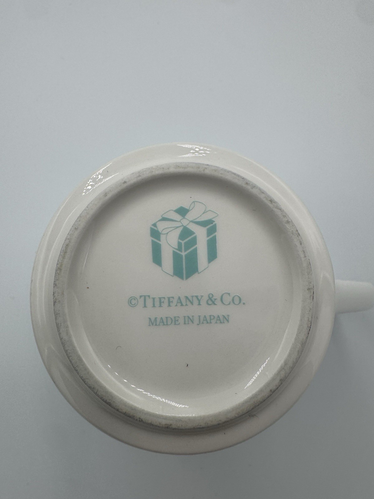 Tiffany & Co Blue Box Ribbon Bone China Mug Coffee Cup Made in Japan