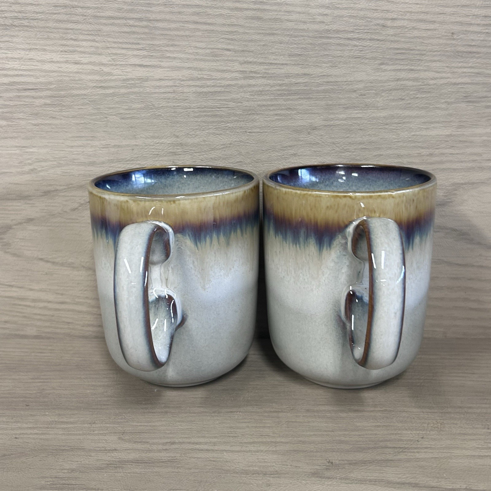 2 Yellowstone Coffee Mugs 13 fl oz Kayce Reactive Ceramic Mug Multi Color