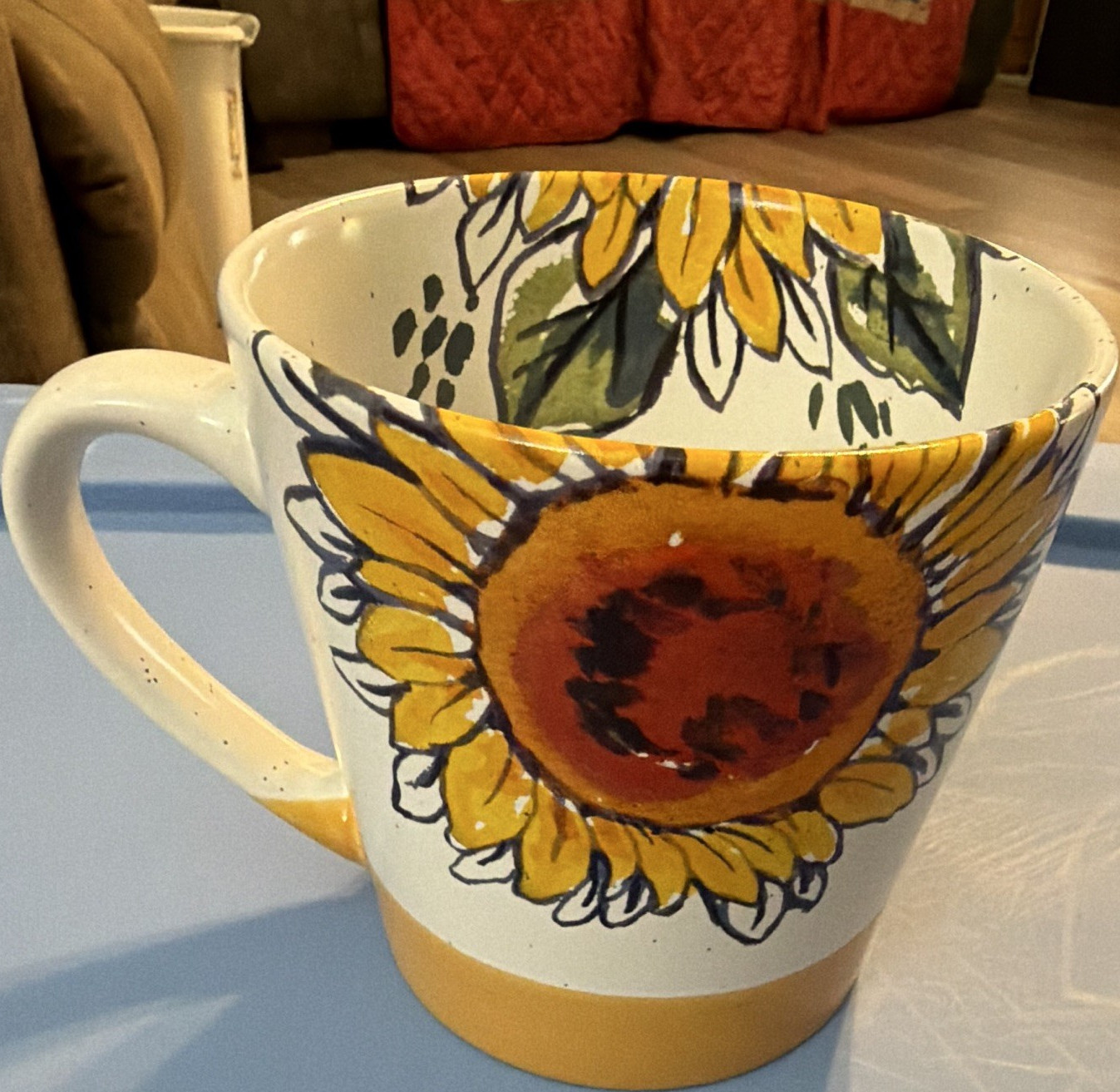Sheffield Home Sunflower Ceramic Coffee Mug Floral Microwave & Dishwasher Safe