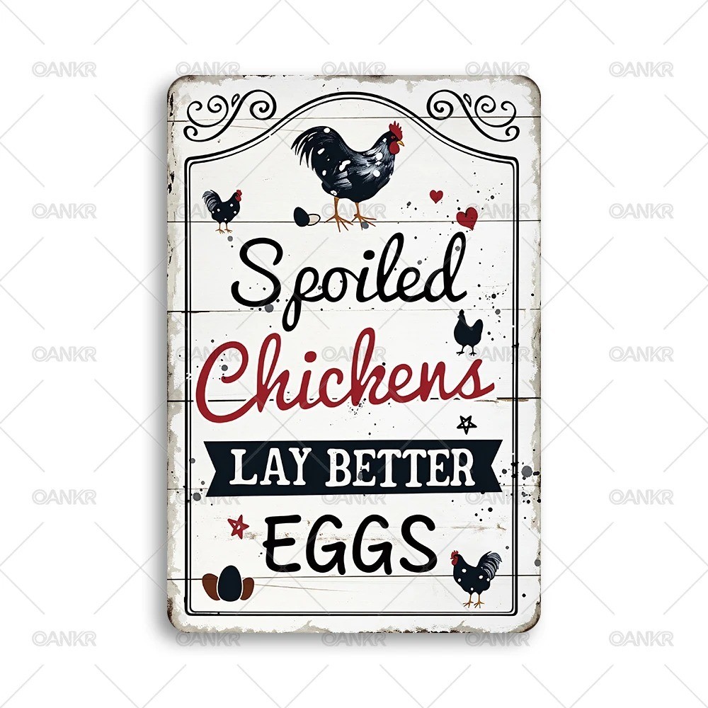 Funny Chicken Gift Tin “I’m Going to Let God Fix It” Christian Gift Chicken