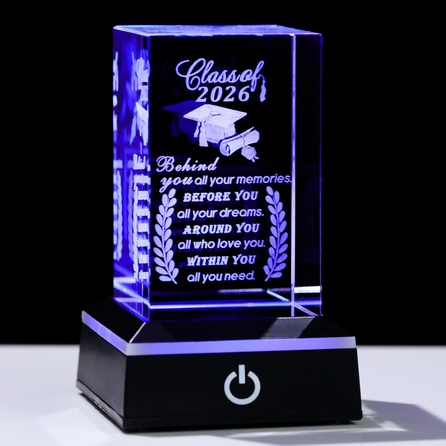 Graduation Gift for Her Him 2026 Unique – 3D Layser Engraved Class of 2026 with