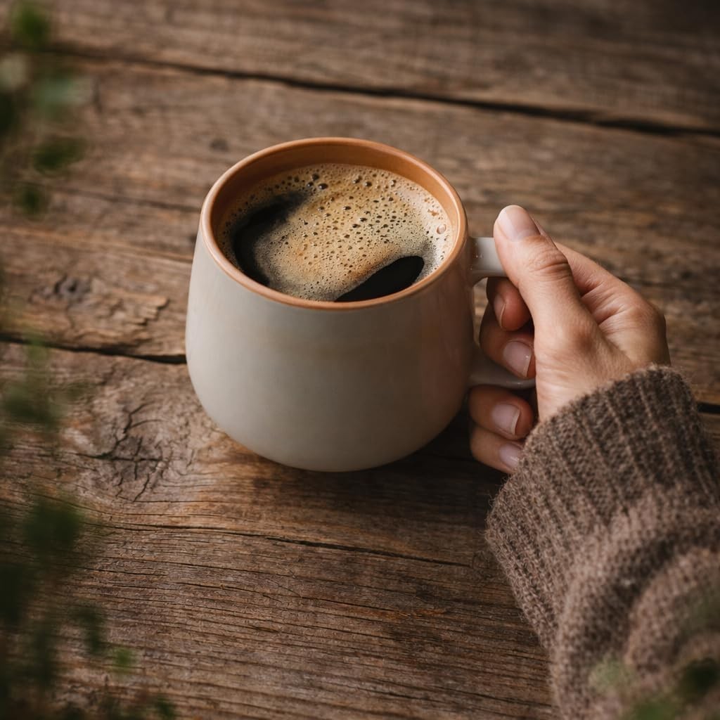 Ceramic Coffee Mugs Set of 4 | 12 oz Stoneware Coffee Cups | Lead-Free, Non-T…