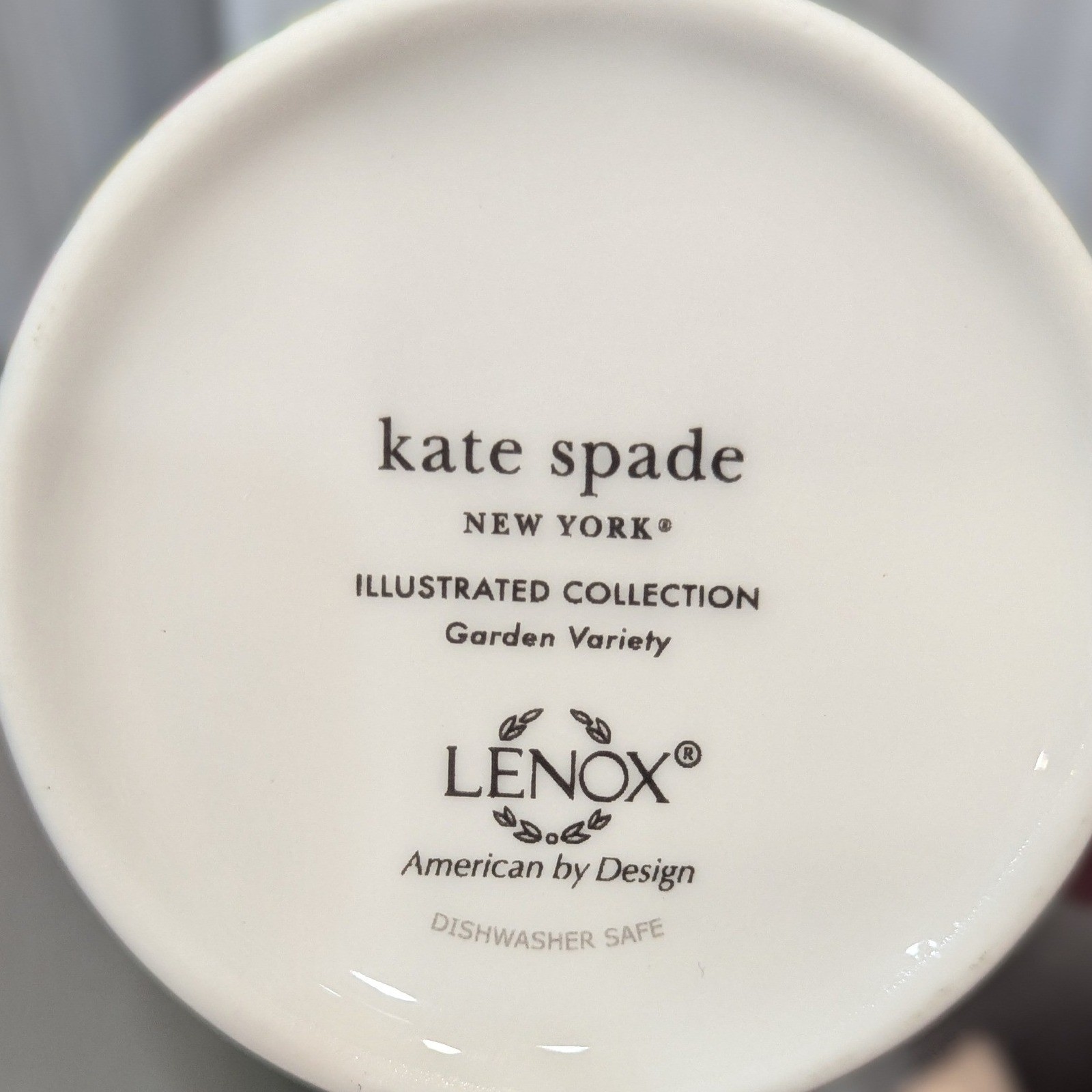 Kate Spade New York Lenox Garden Variety Illustrated Collection Coffee Mug Cup