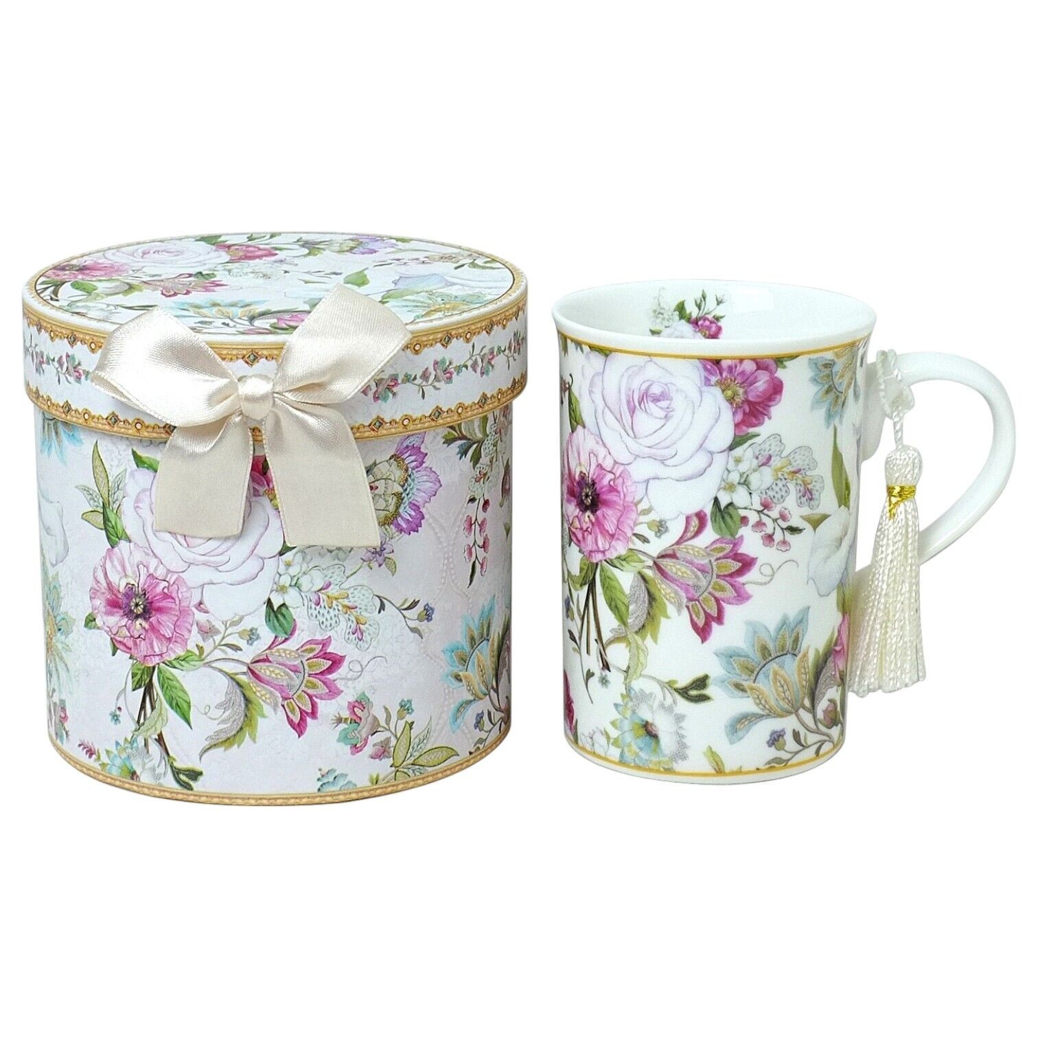 STPGOODS Dream Garden Bone China Mug Coffee Tea Mug 10 fl oz Mug