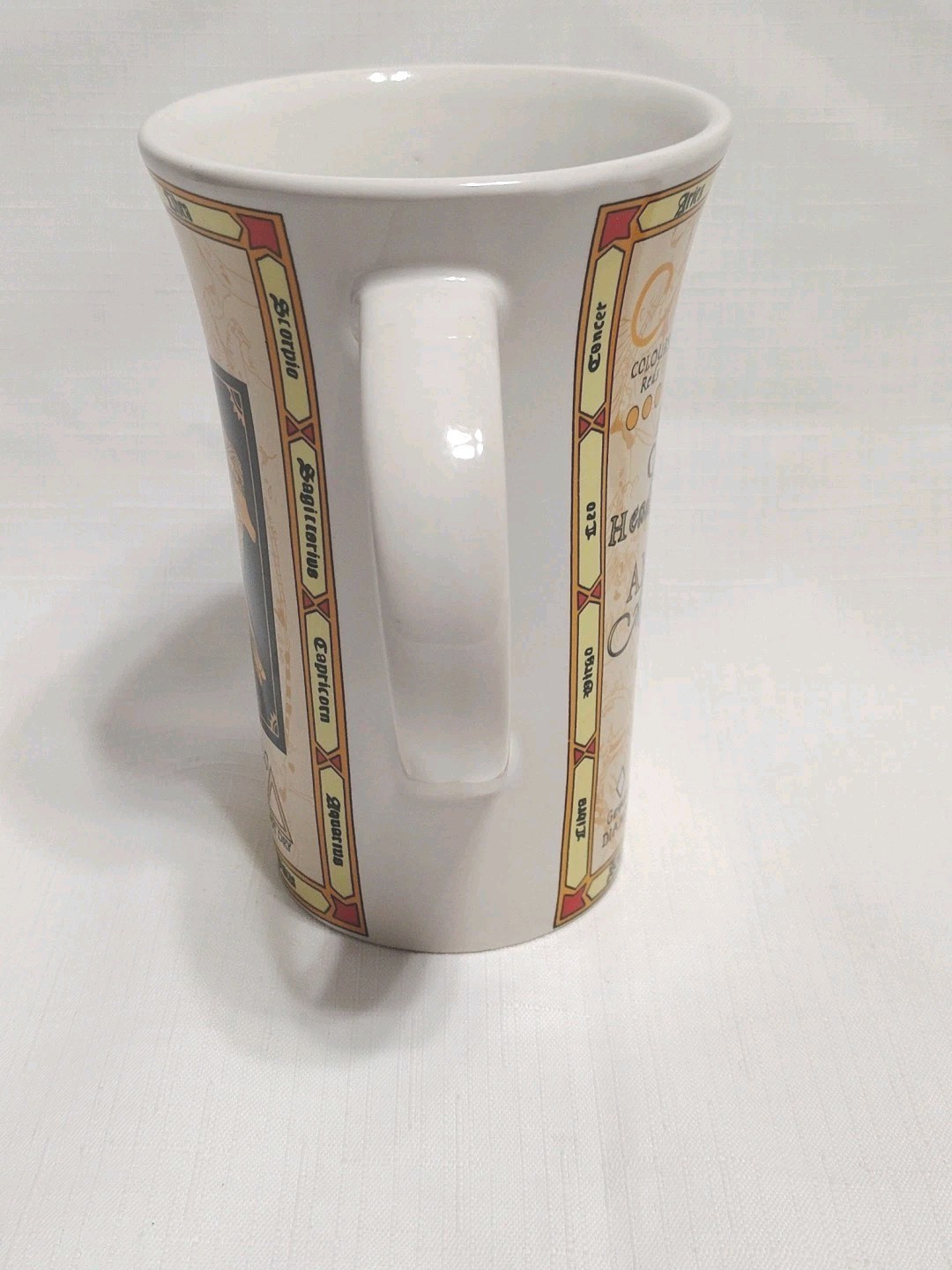 DUNOON Scottish Fine Stoneware ARIES Tall Coffee Mug ZODIAC by Jack Dadd