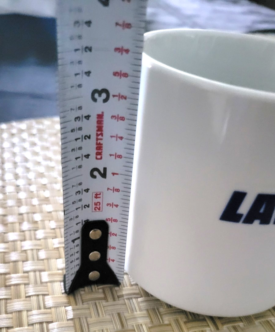 1 Lavazza White ITALY Stackable CERAMIC Coffee Cup w/Dark Blue Logo 20 Available