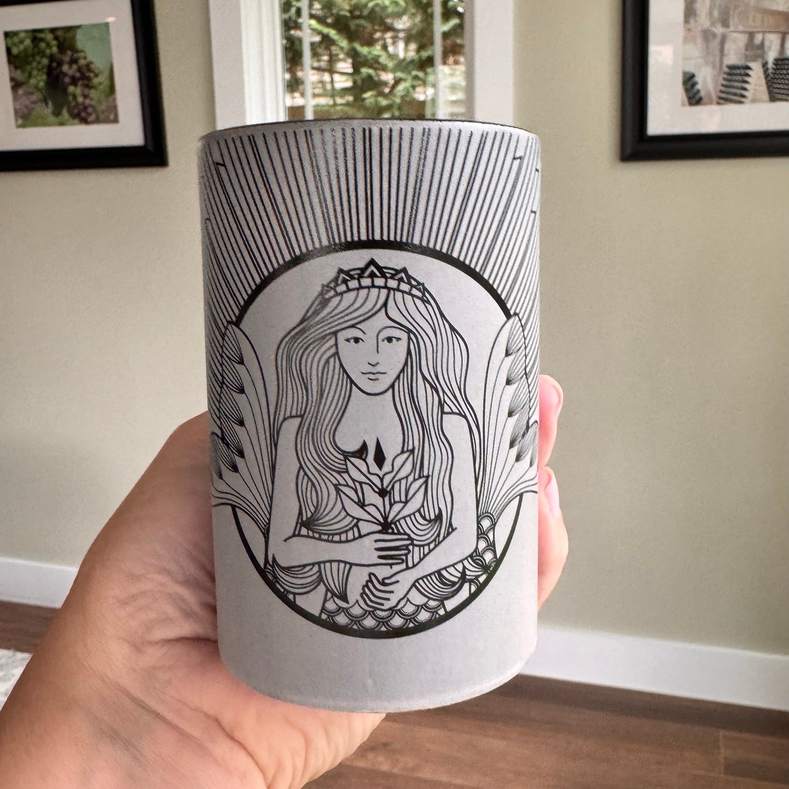 Starbucks Reserve 2022 Empire State Building 10 oz ceramic coffee mug mermaid NY