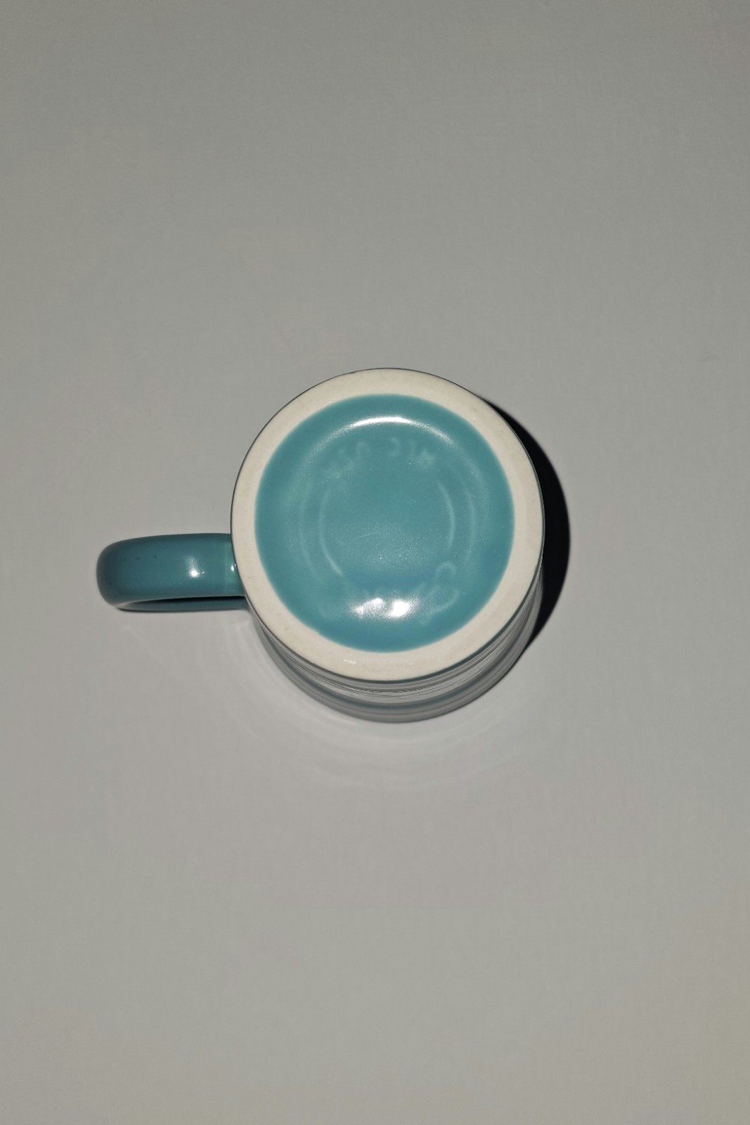 Fiestaware Ceramic Blue Latte Mug