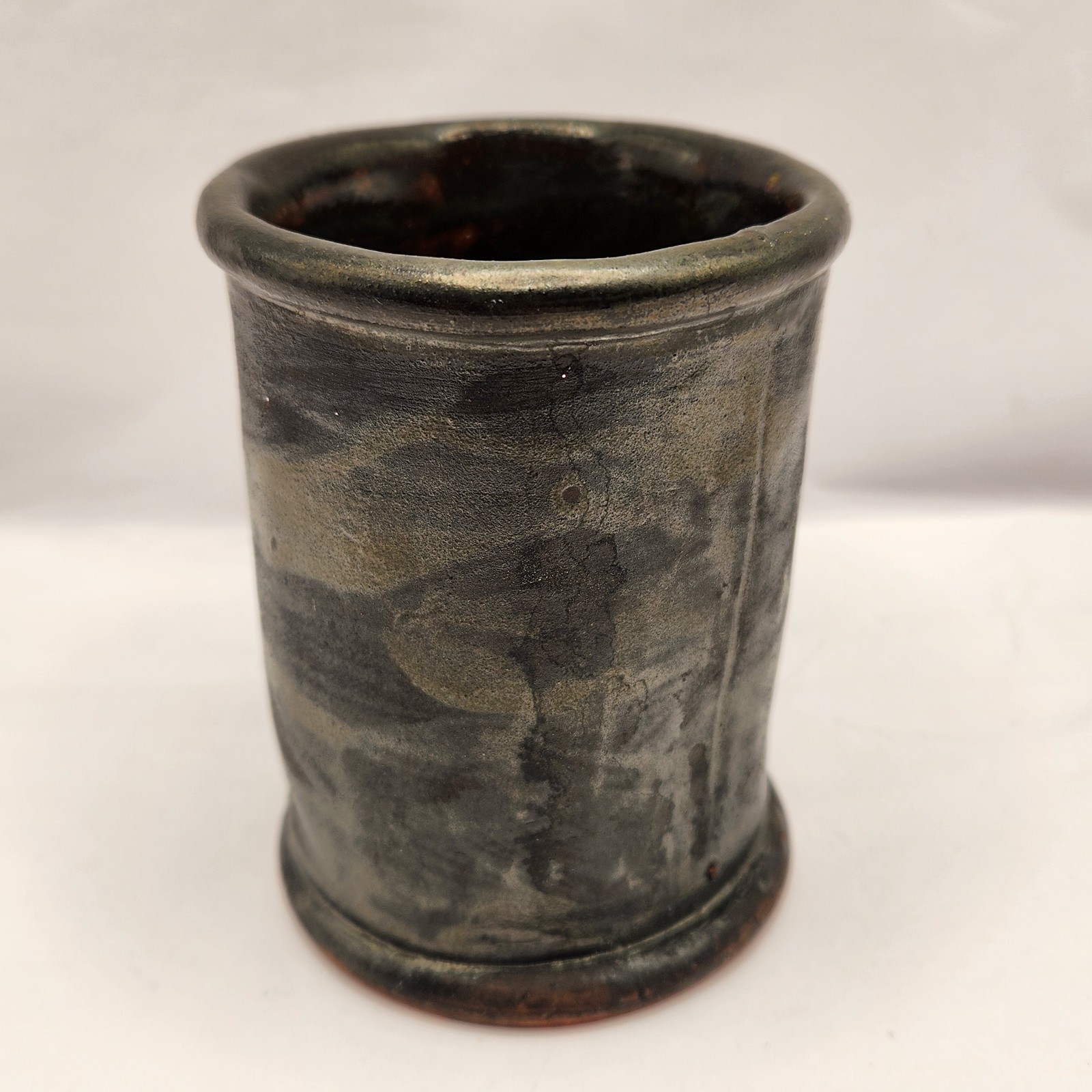 Art Deco Mug Coffee Cup Kitchen Collectible Handle 2 Tone Swirl