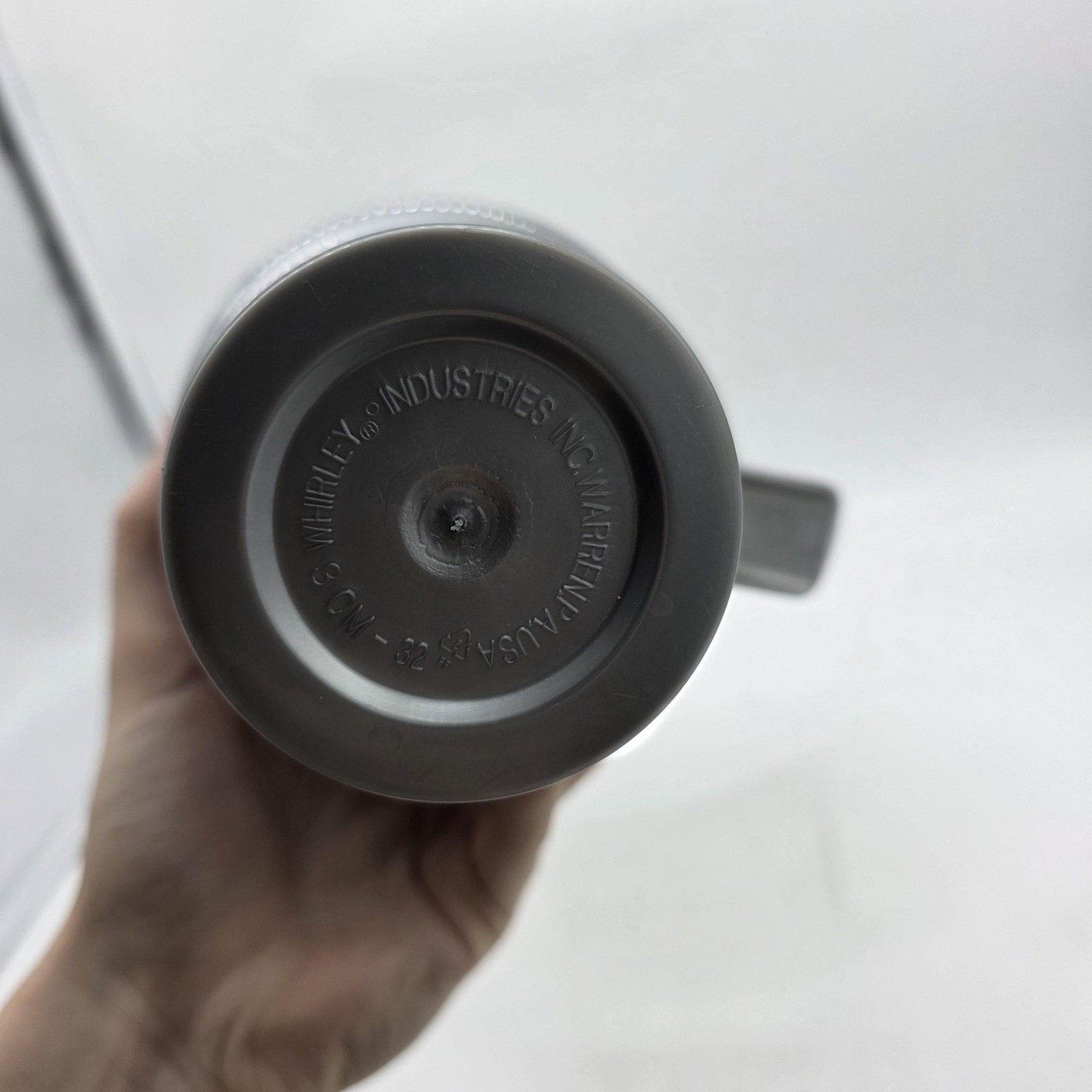Dollywood Travel Mug Gray Plastic 25th Anniversary Theme Park Logo Handle Cup