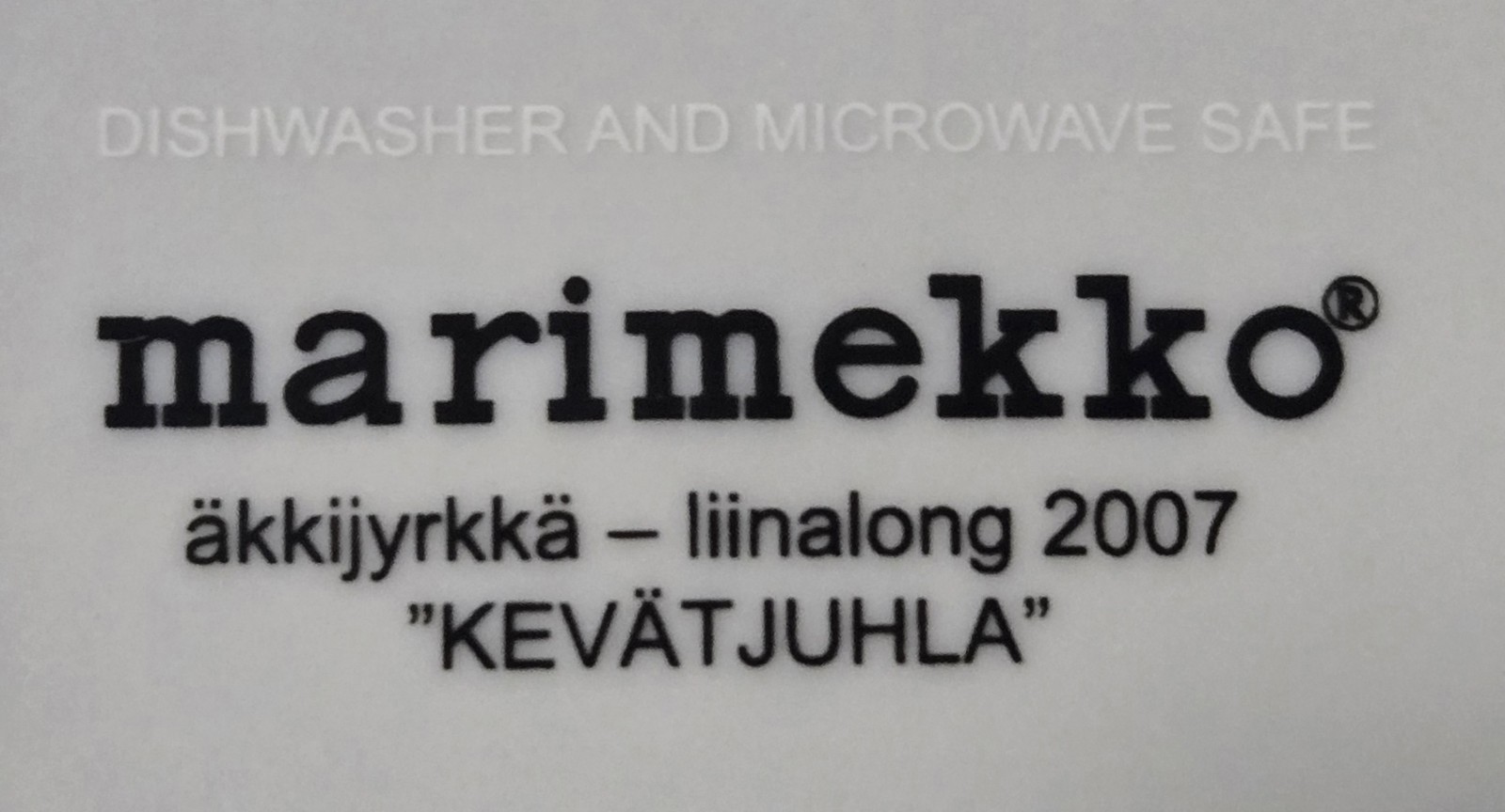 Marimekko OIVA ” KEVATJUHLA” Cow Mug Coffee Cup 250ml Orange 2007
