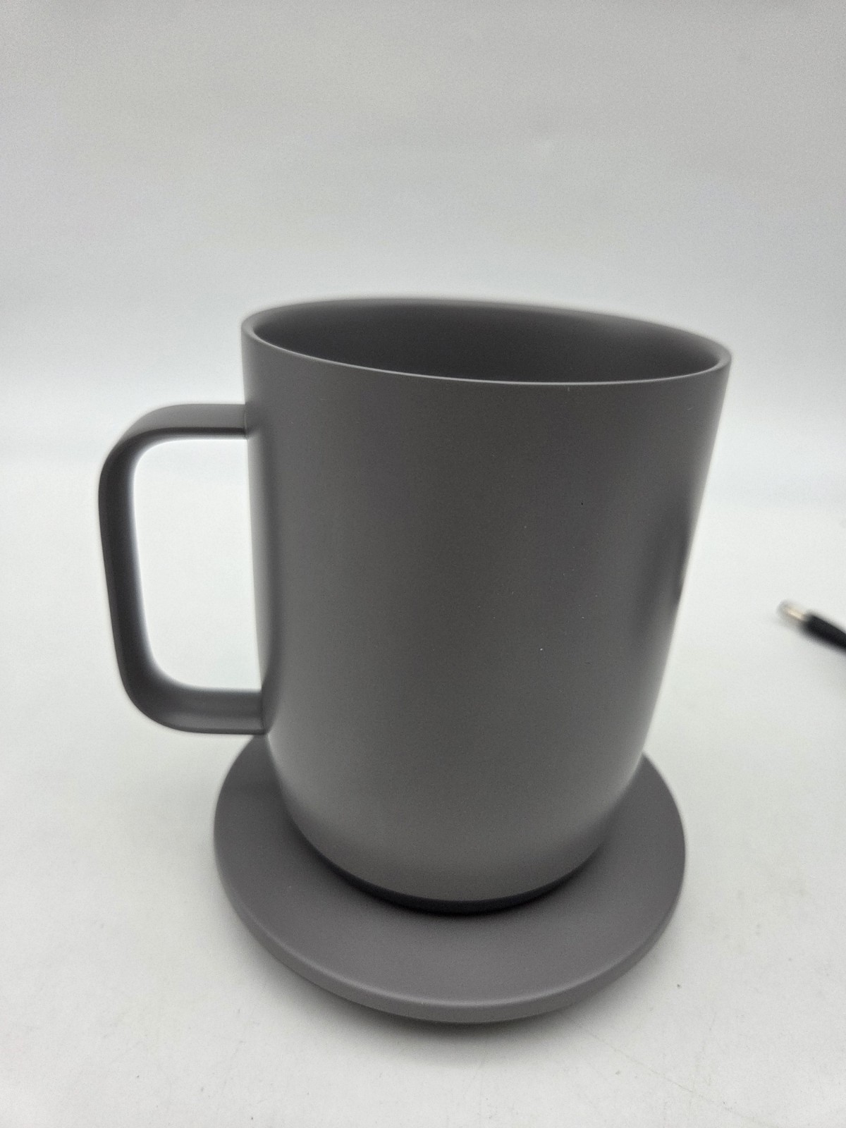 Ember Mug Smart Heated Mug 14 oz Gray w/ Charging Base Tested
