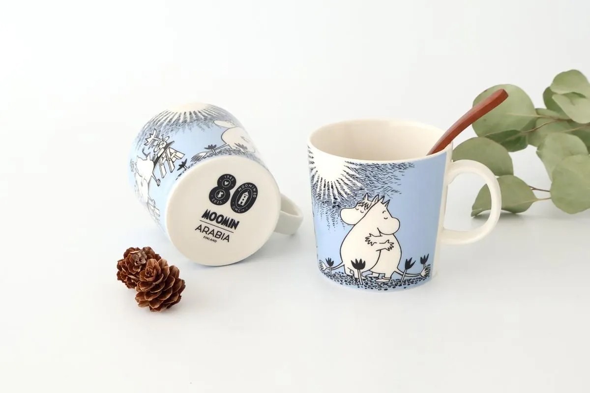 Moomin by Arabia Classic Mug Love Blue 0.3L 80th Anniversary Cup 2024