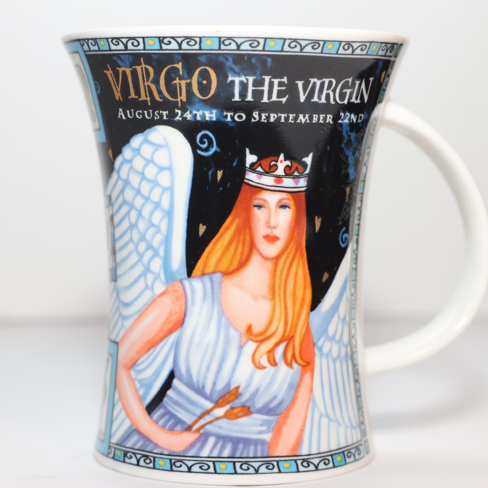 Dunoon Astrology Virgo Bone China Tea Coffee Cup Ruth Bowden Merch