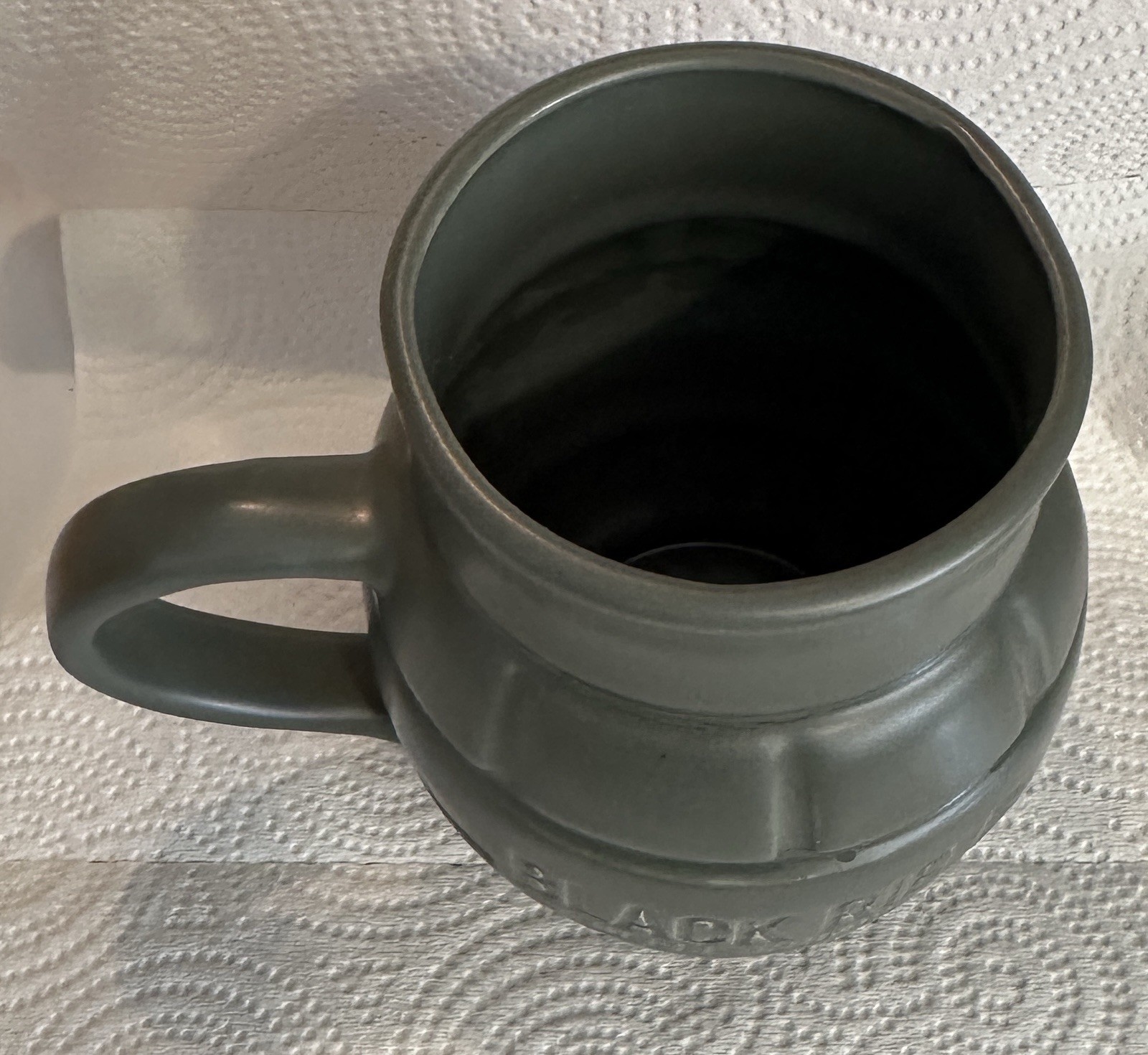 Black Rifle Coffee Co. Matte Grenade Style Ceramic Mug Stein 24 oz