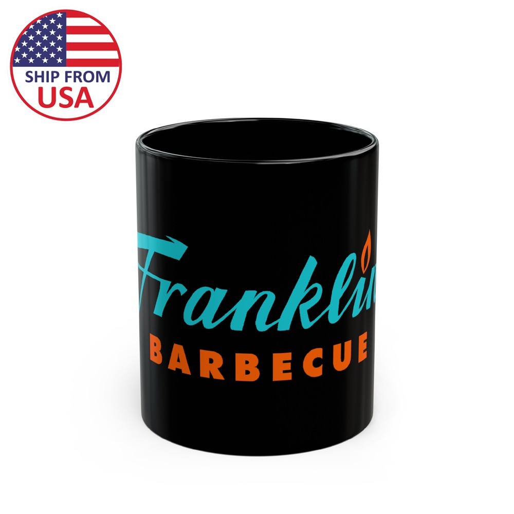 Franklin Barbeque BBQ Restaurant 11oz 15oz Coffee Tea Black Mug