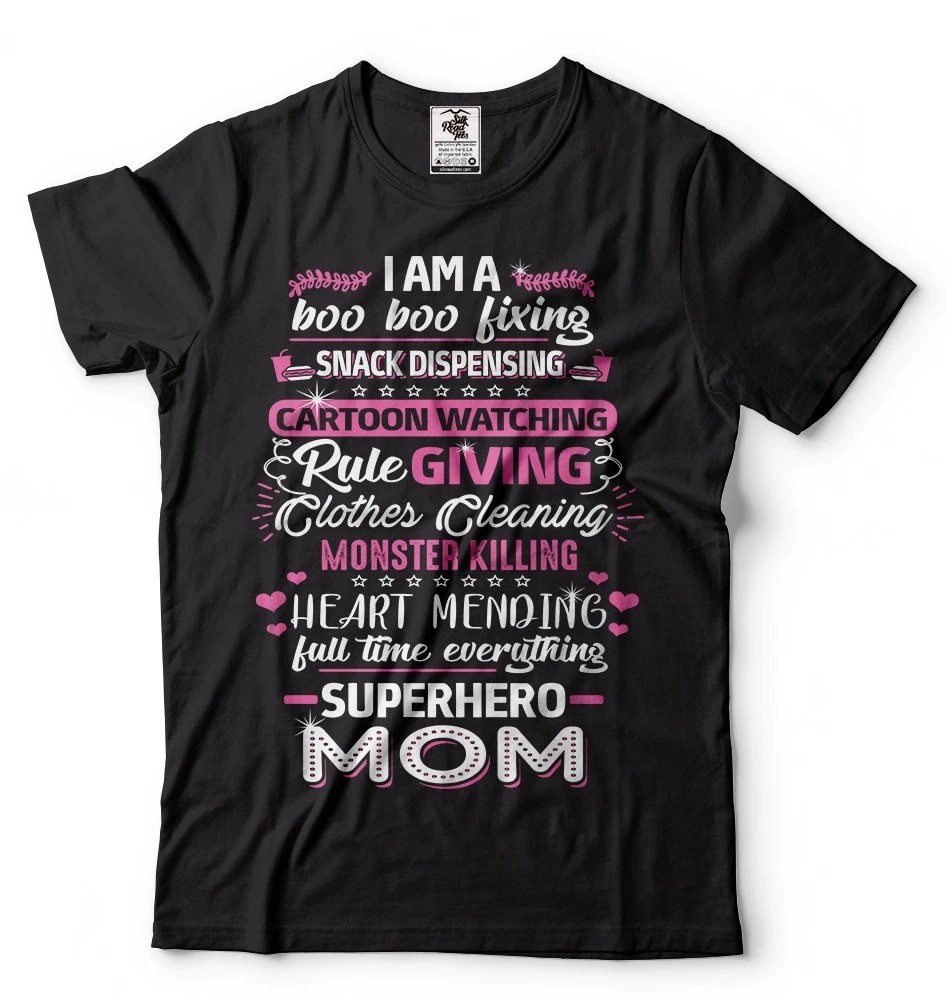 New Hot mothers day Gift Black Cotton S to 5XL Gift Shirt CA229
