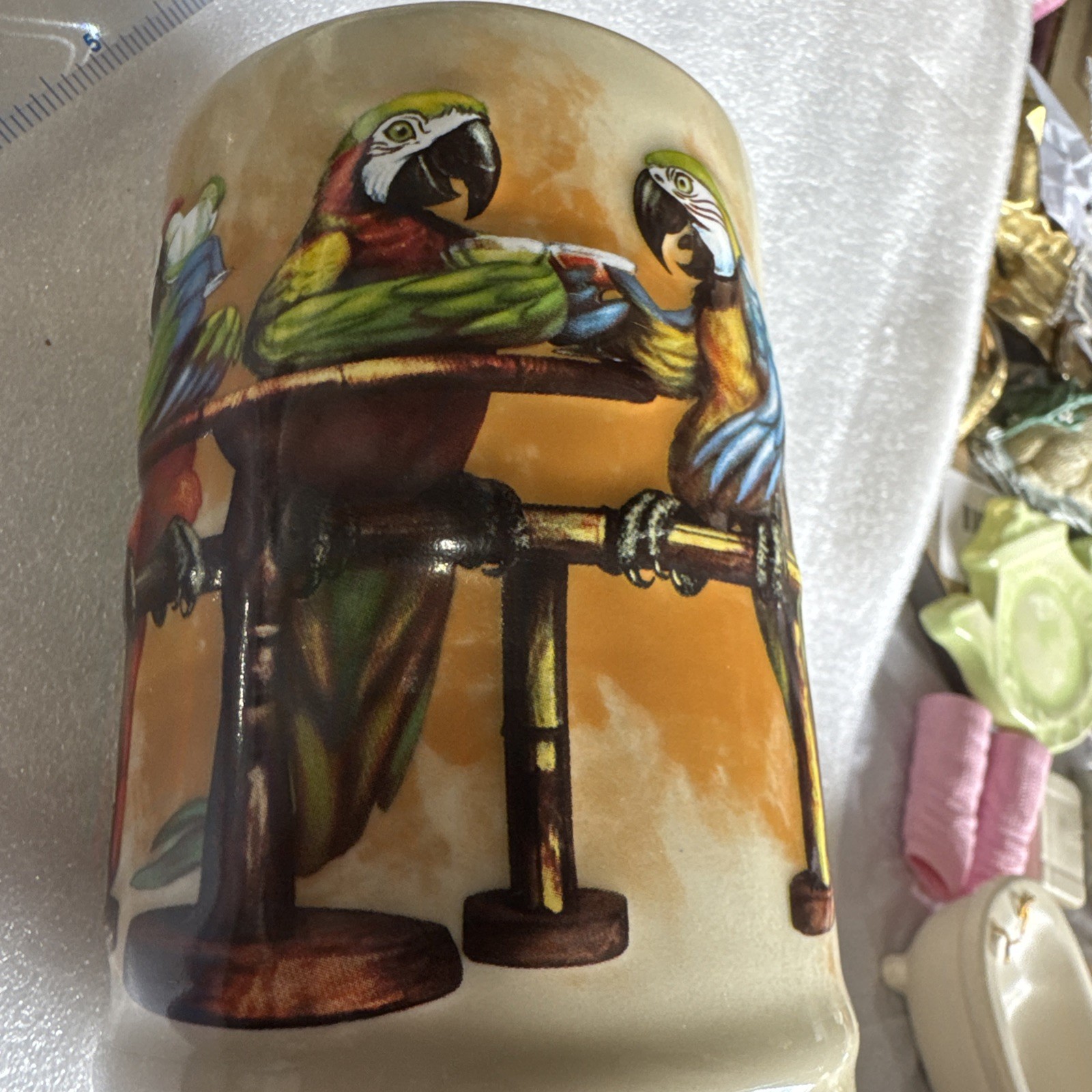 Margaritaville Mug with Parrots Holds 16 ounces, Jimmy Buffet, Thailand