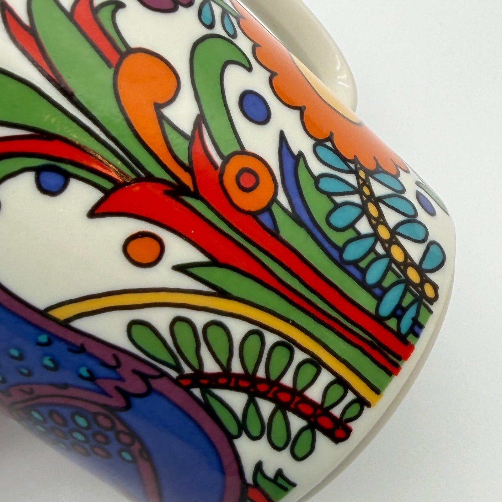 Villeroy & Boch Acapulco Mug and Plate Set Vintage Mexican Folk Art Luxembourg