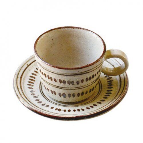 Mino Ware Ceramic Coffee Cup And Saucer Set Afternoon Tea Tableware Mug Plate