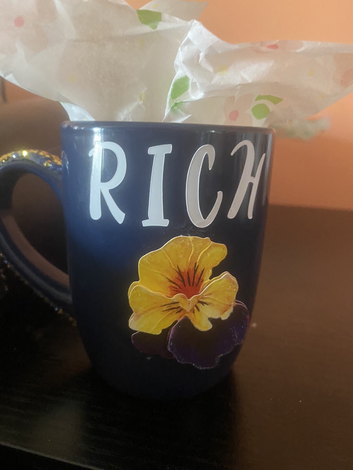 Bling Letter, Number , And Words Coffee And Tea Mugs For Special Occasion
