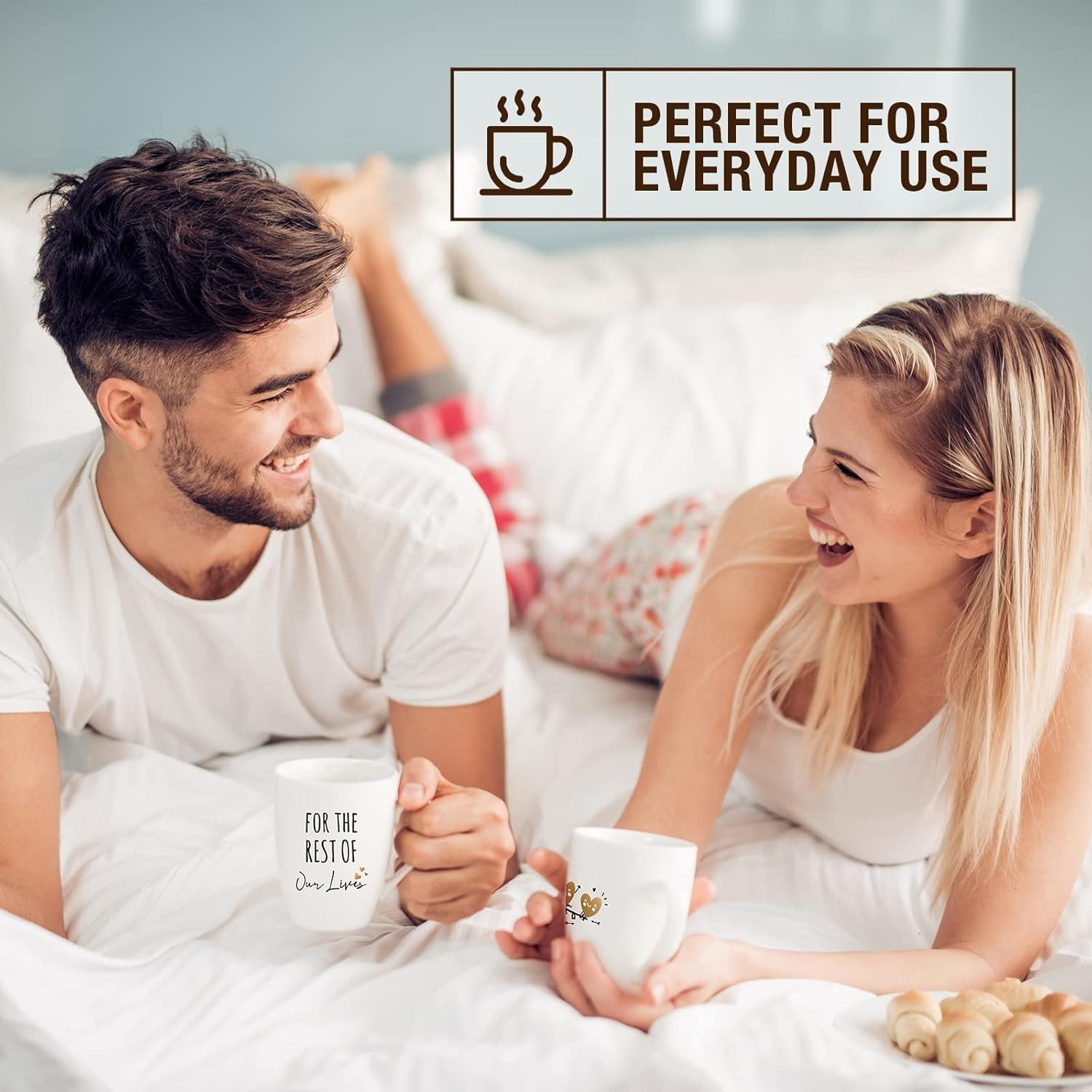 Ceramic Engagement Gifts For Couples Newly Engaged Unique Coffee Mugs Set Of …