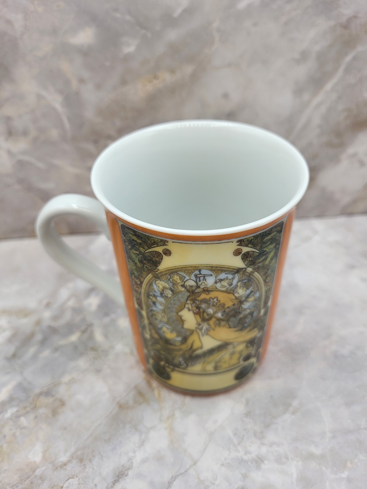 Alphonse Mucha Museum Art Mug Commemorates Mucha’s Art Nouveau Litho. ‘Zodiac’