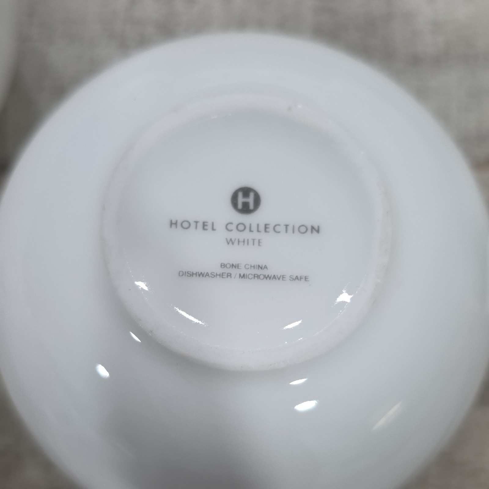 Hotel Collection White Bone China Coffee Cups 10 fl oz Set of 5