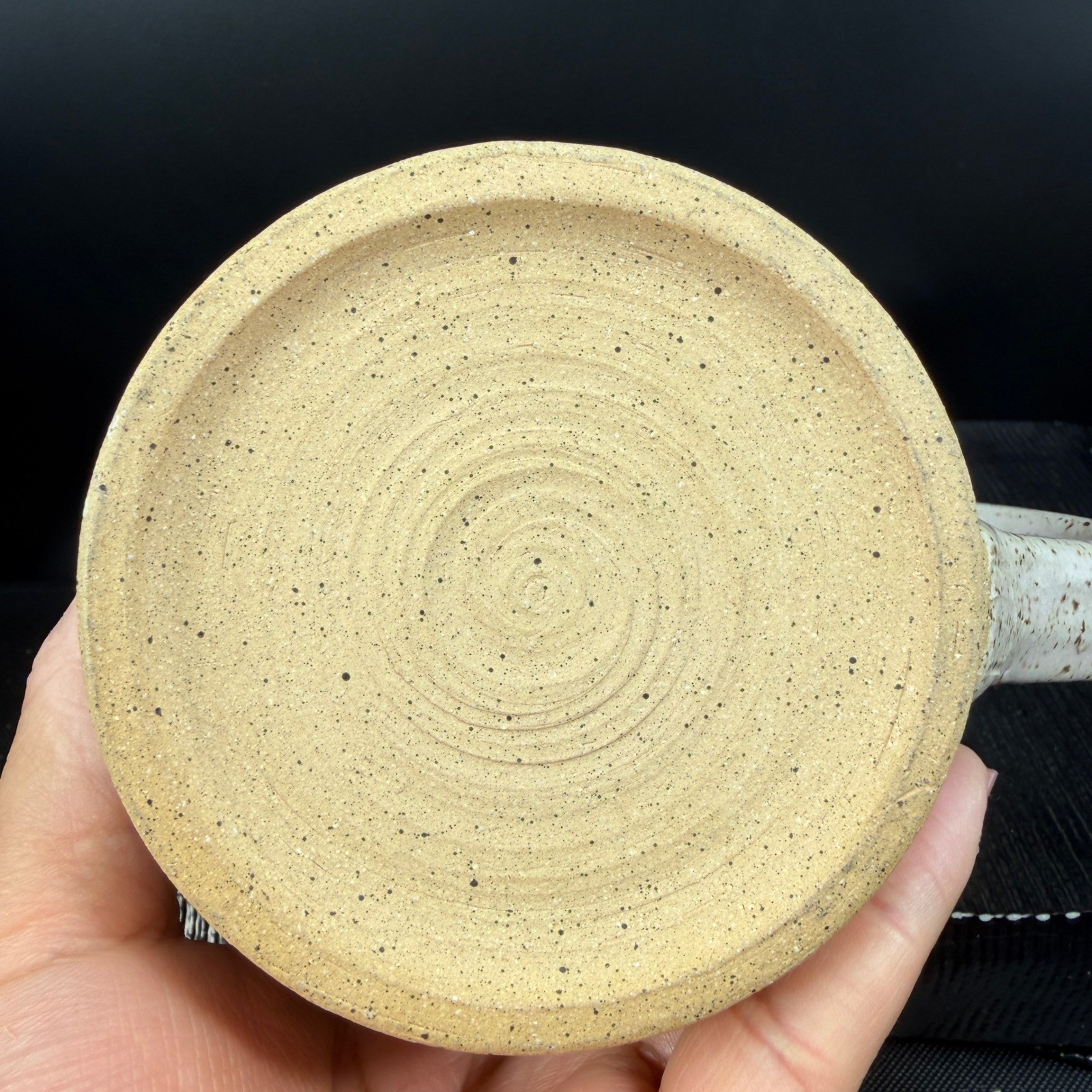 Studio Pottery Galaxy Glaze Mug Purple Blue Speckled Handcrafted Ceramic Cup Mug