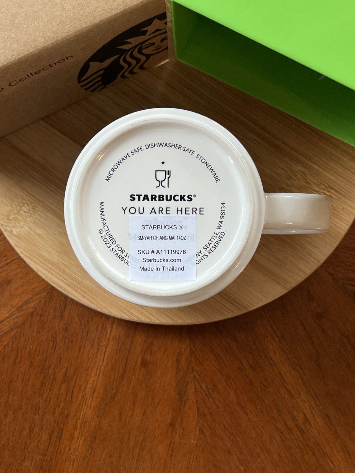Starbucks You Are Here Collection Chiang Mai Thailand 14oz Mug Free US Shipping