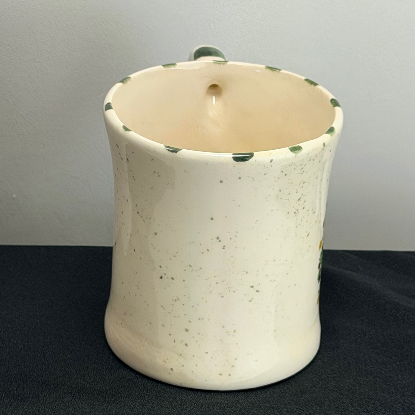 Vintage Rustic Thick-wall Mug Christmas tree Holiday Handcrafted USA